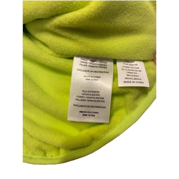 NEW! BOYS SNOZU HOODIE JACKET INNER FLEECE AND KNIT BEANIE BLUE,GREEN SIZE 6 - Picture 11 of 13